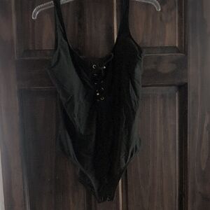 Black One Piece Swimsuit